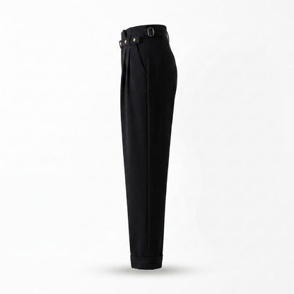 Allsaints Leather - Nodan | High-Waisted Pleated Pants Women