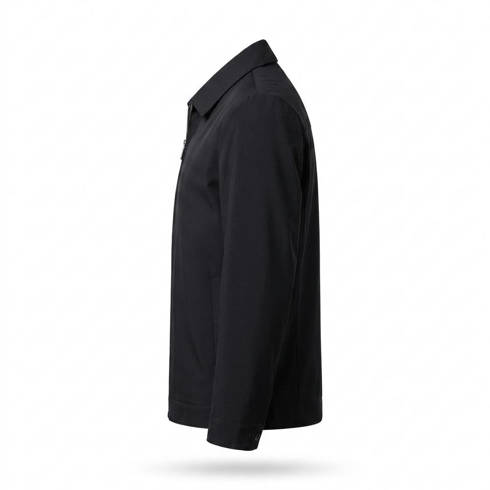 Allsaints Leather - Zarev | Zip-Up Collared Jacket Men