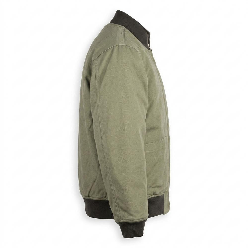 Allsaints Leather - Kelom | Zip-Up Twill Jacket Men