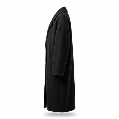 Allsaints Leather - Lodar | Longline Single-Breasted Coat Women
