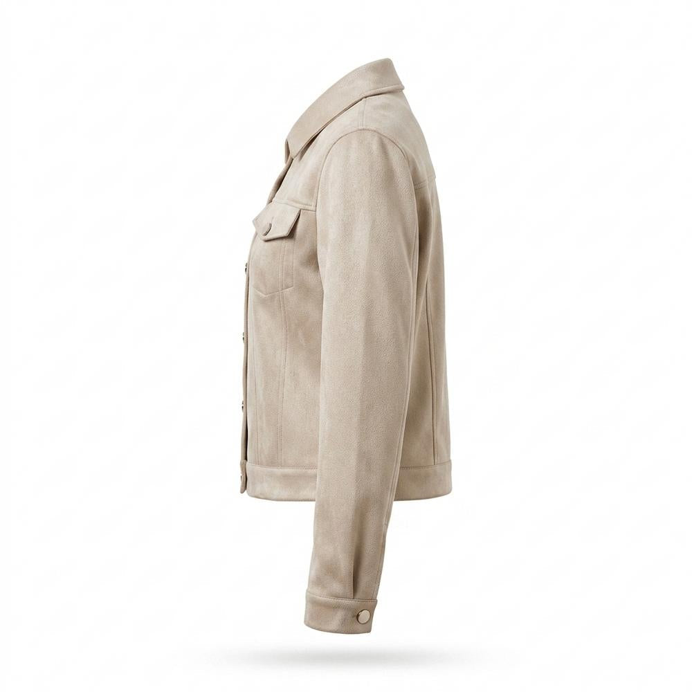 Allsaints Leather - Savel | Faux Suede Button-Front Jacket Women