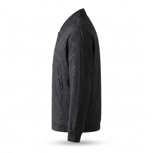 Allsaints Leather - Zedan | Zip-Up Patterned Jacket Men