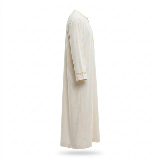 Allsaints Leather - Yehum | Embroidered Half-Zip Tunic Men