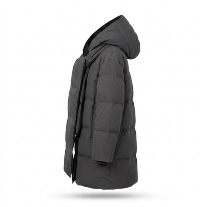 Allsaints Leather - Lasol | Padded Scarf-Neck Jacket Women