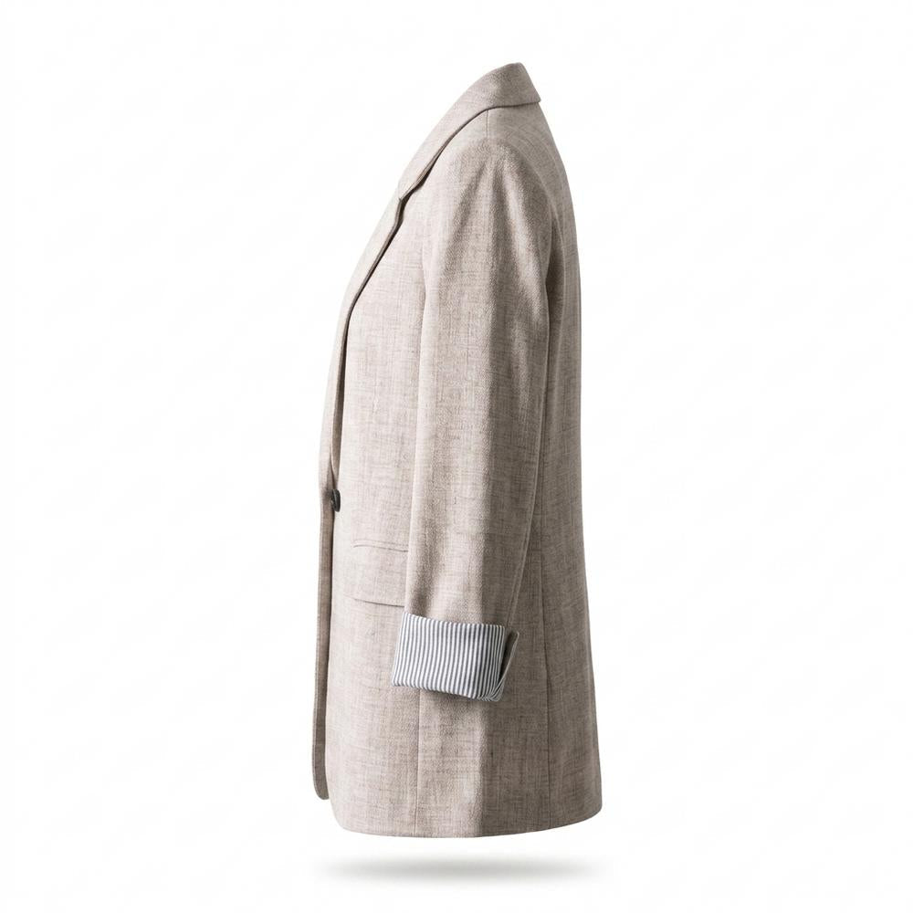 Allsaints Leather - Tasil | Single-Breasted Relaxed-Fit Blazer Women