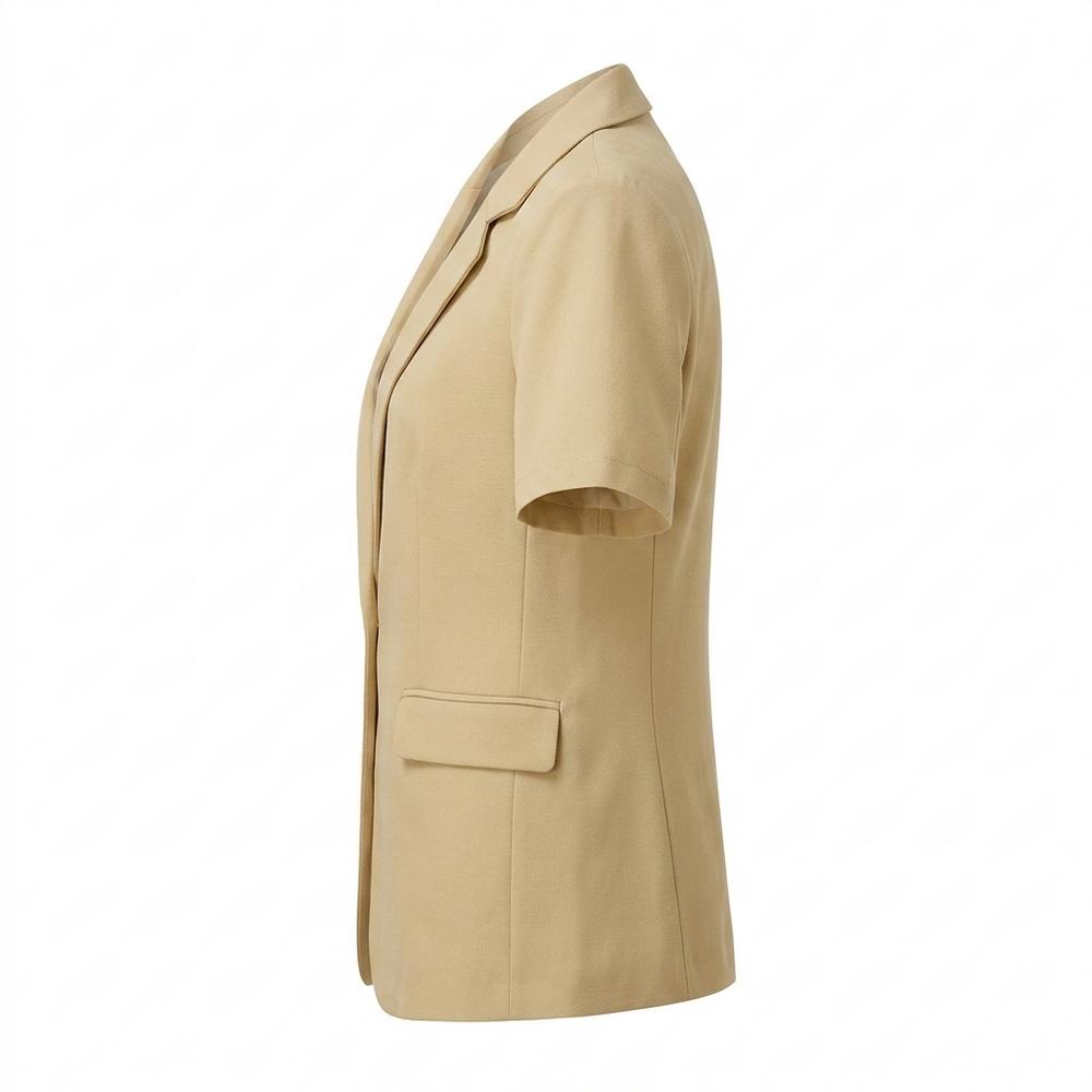 Allsaints Leather - Senal | Short-Sleeved One-Button Blazer Women