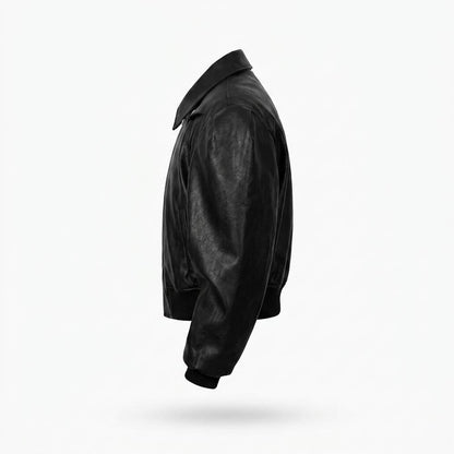 Allsaints Leather - Ritot | Cropped Asymmetrical Leather Jacket Unisex