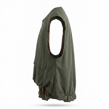 Allsaints Leather - Nilar | Zip-Up Lined Vest Unisex