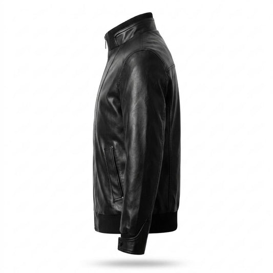 Allsaints Leather - Ramor | Lined Fitted Leather Jacket Men