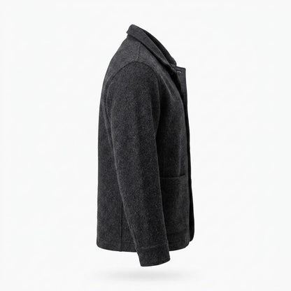 Allsaints Leather - Vatal | Knitted Band-Collar Jacket Men