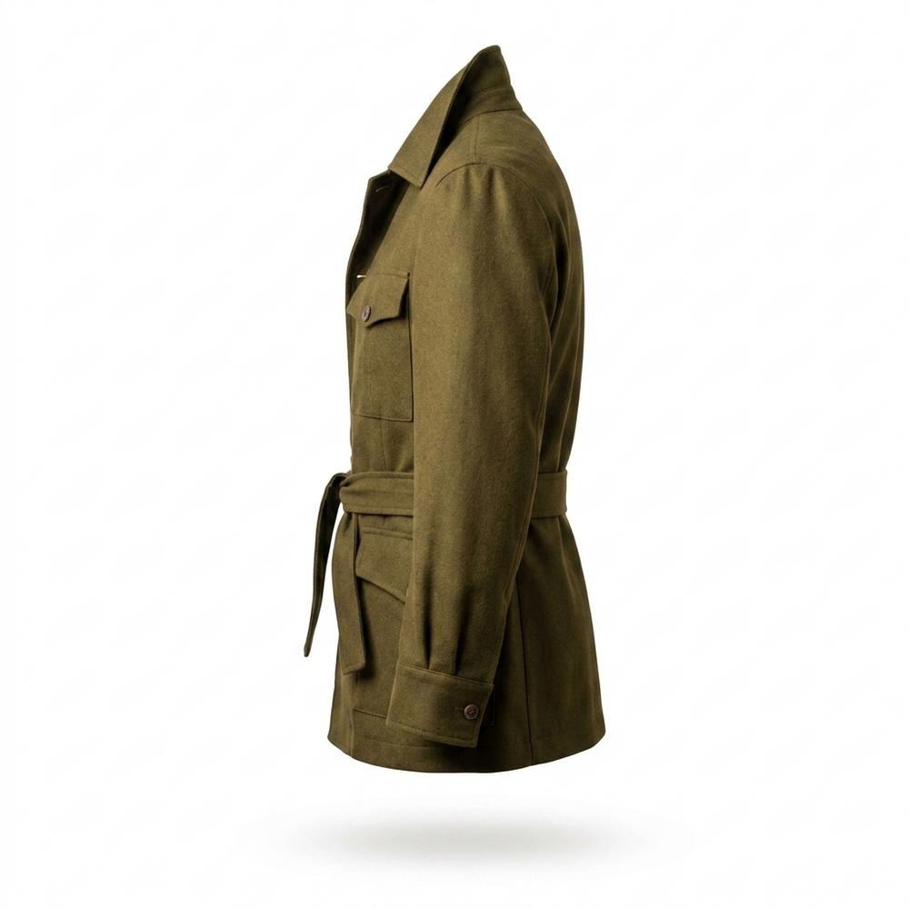 Allsaints Leather - Nesan | Belted Four-Pocket Jacket Men