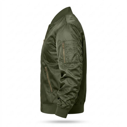 Allsaints Leather - Tilen | Zippered Lined Jacket Men