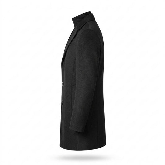 Allsaints Leather - Dupom | Single-Breasted Tailored Coat Men