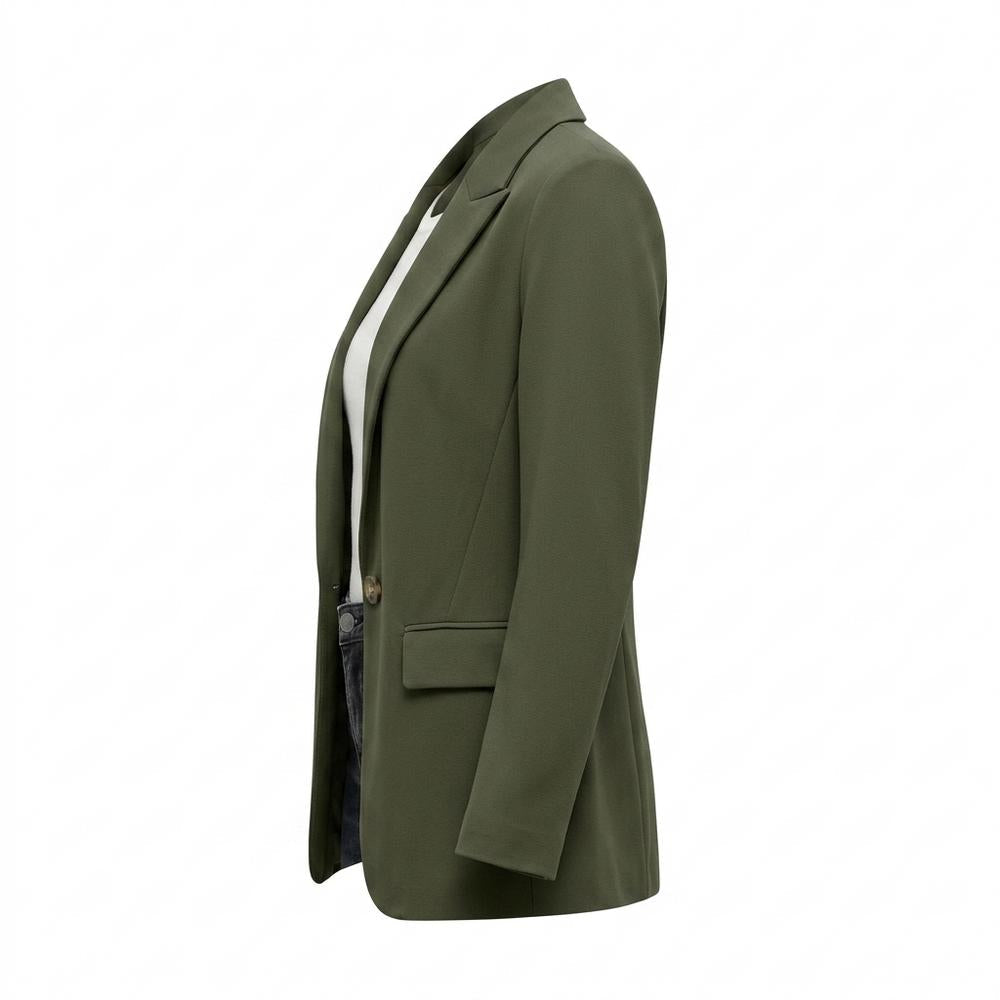 Allsaints Leather - Lasen | Single-Button Notched Lapel Blazer Women