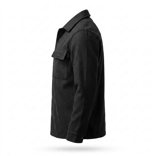 Allsaints Leather - Surak | Wool-Blend Button-Down Jacket Men