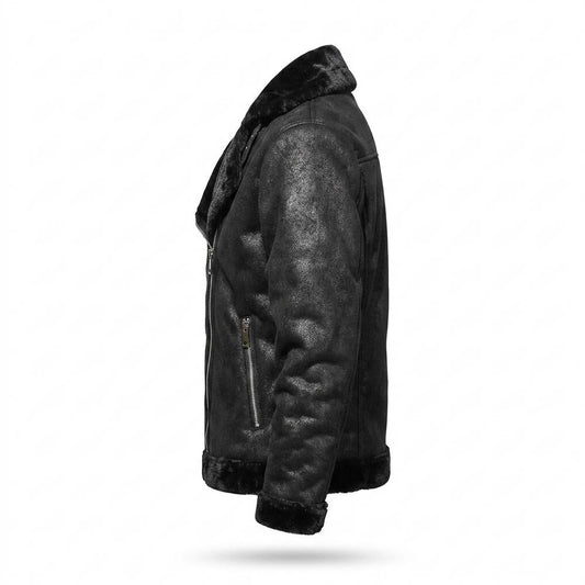 Allsaints Leather - Zahal | Lined Asymmetrical Jacket Men
