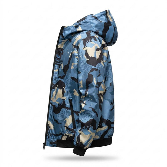 Allsaints Leather - Movum | Hooded Camouflage Jacket Men