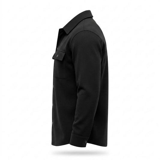Allsaints Leather - Marev | Button-Up Flap-Pocket Shirt Men