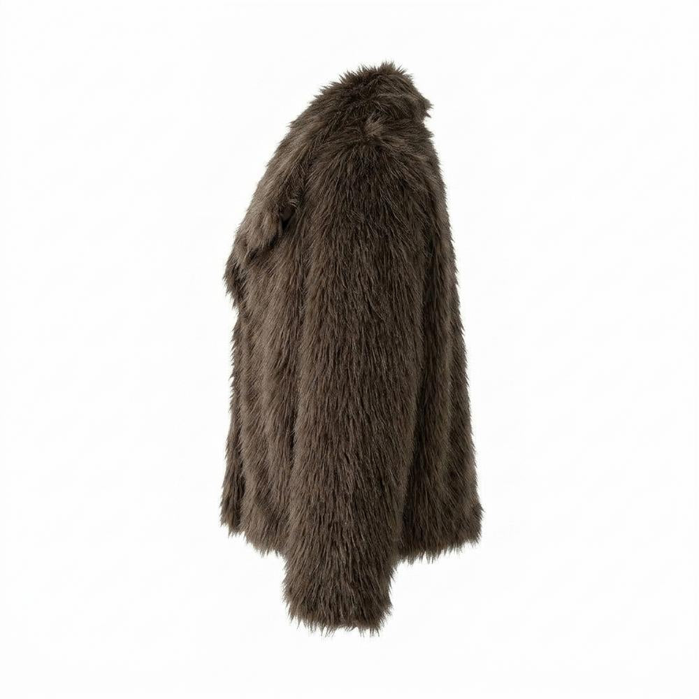 Allsaints Leather - Lynav | Faux-Fur Lapel-Collar Jacket Women