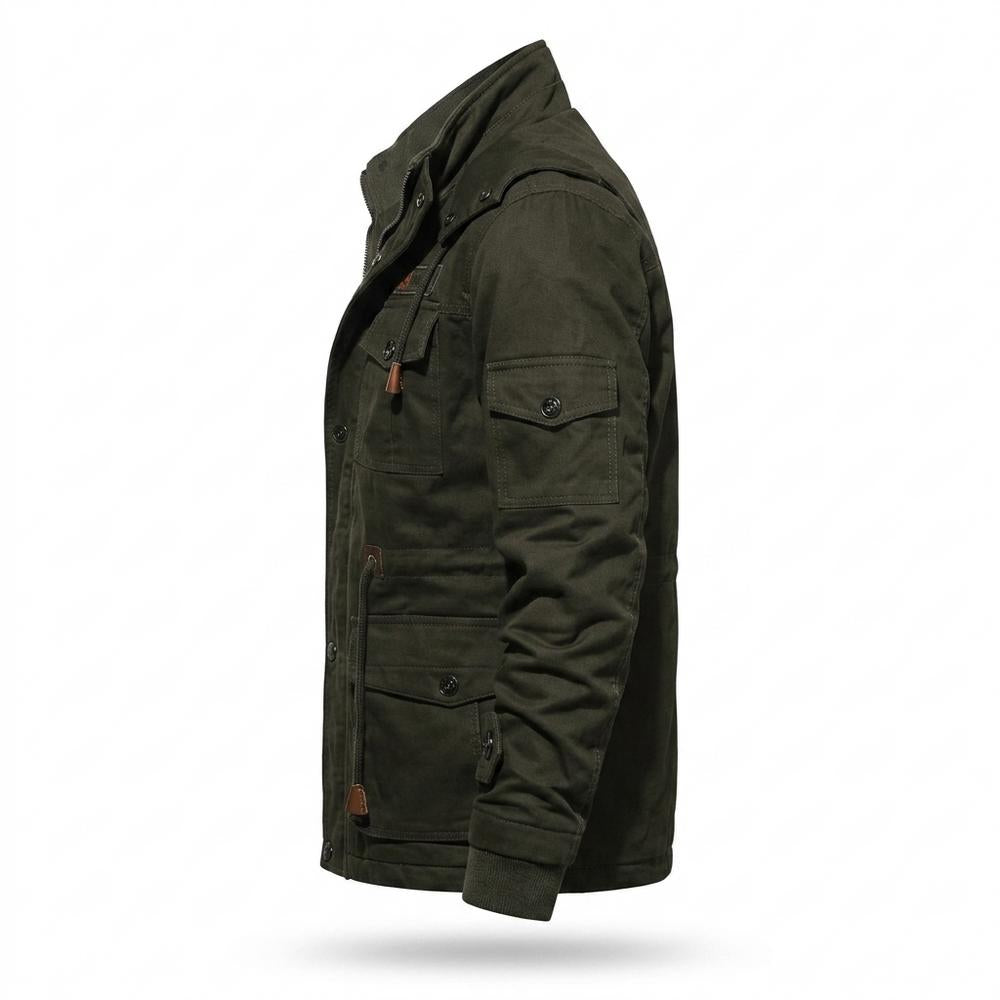 Allsaints Leather - Velen | Fleece-Lined Multi-Pocket Jacket Men