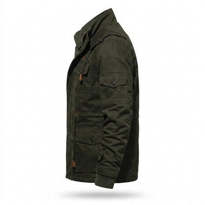 Allsaints Leather - Velen | Fleece-Lined Multi-Pocket Jacket Men