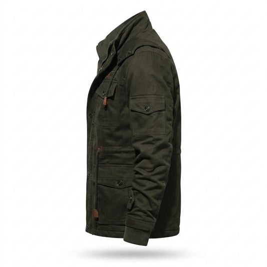 Allsaints Leather - Velen | Fleece-Lined Multi-Pocket Jacket Men