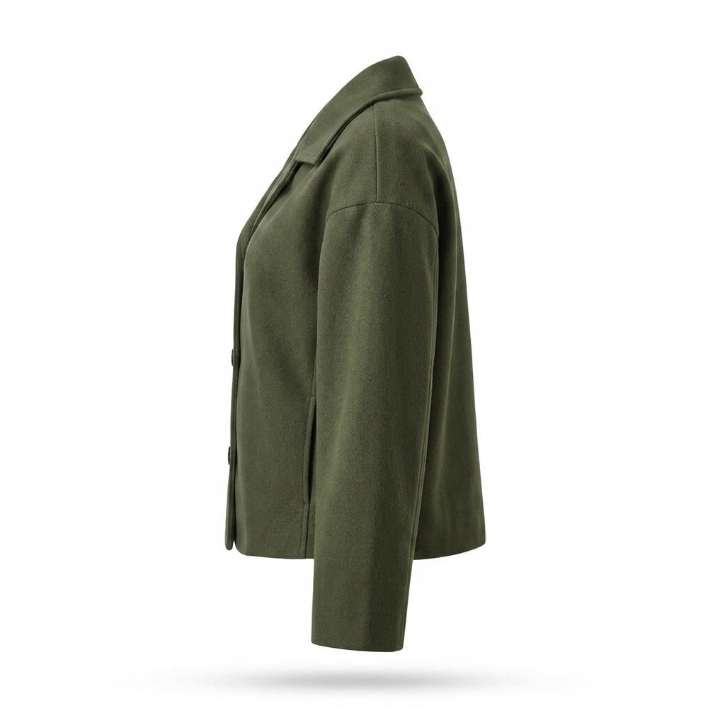 Allsaints Leather - Laron | Boxy-Fit Buttoned Jacket Women