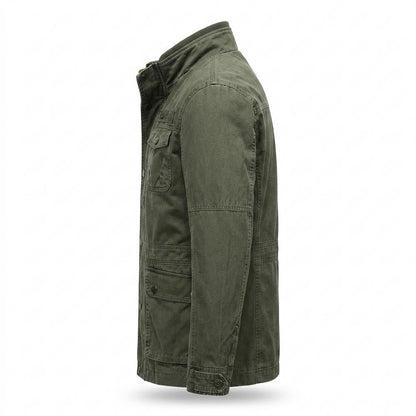 Allsaints Leather - Nesel | Stand-Collar Multi-Pocket Jacket Men