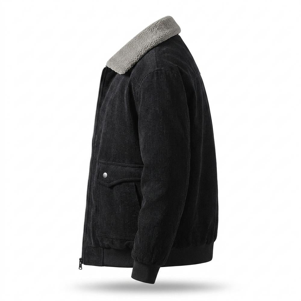 Allsaints Leather - Nesil | Corduroy Sherpa-Lined Jacket Men