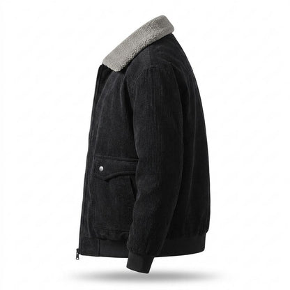 Allsaints Leather - Nesil | Corduroy Sherpa-Lined Jacket Men