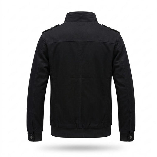 Allsaints Leather - Arver | Stand-Collar Cotton Jacket Men