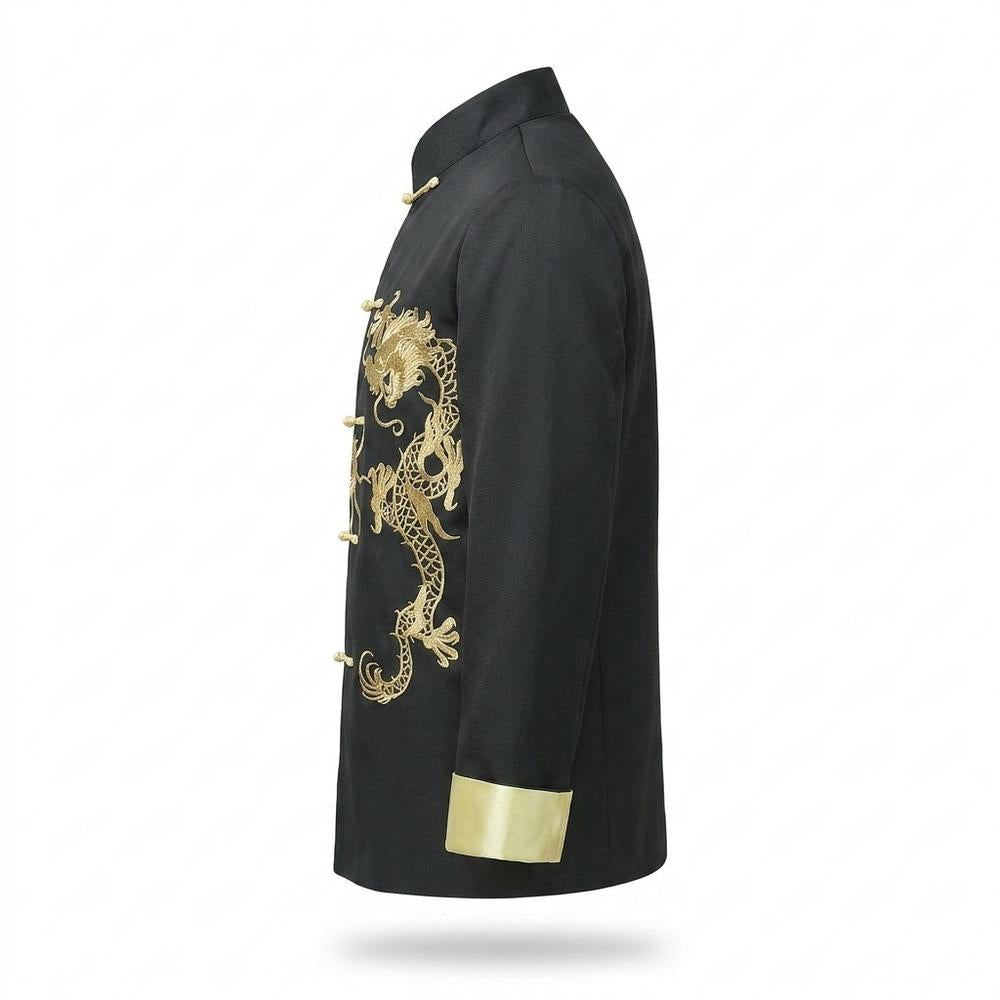Allsaints Leather - Sanor | Embroidered Satin Jacket Men