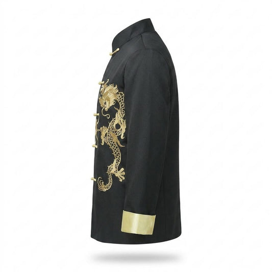 Allsaints Leather - Sanor | Embroidered Satin Jacket Men