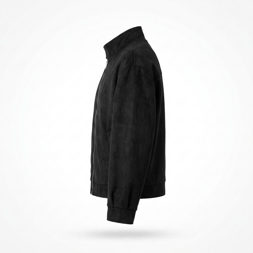 Allsaints Leather - Arnal | Suede-Effect Zip-Up Jacket Women