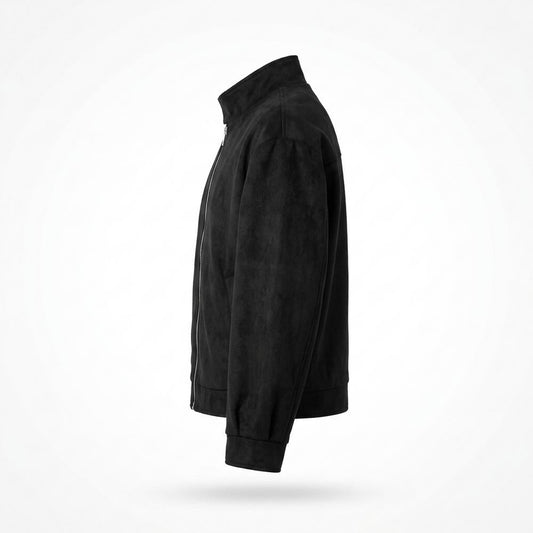 Allsaints Leather - Arnal | Suede-Effect Zip-Up Jacket Women