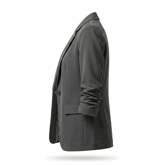 Allsaints Leather - Zakar | Single-Breasted Tailored Blazer Women
