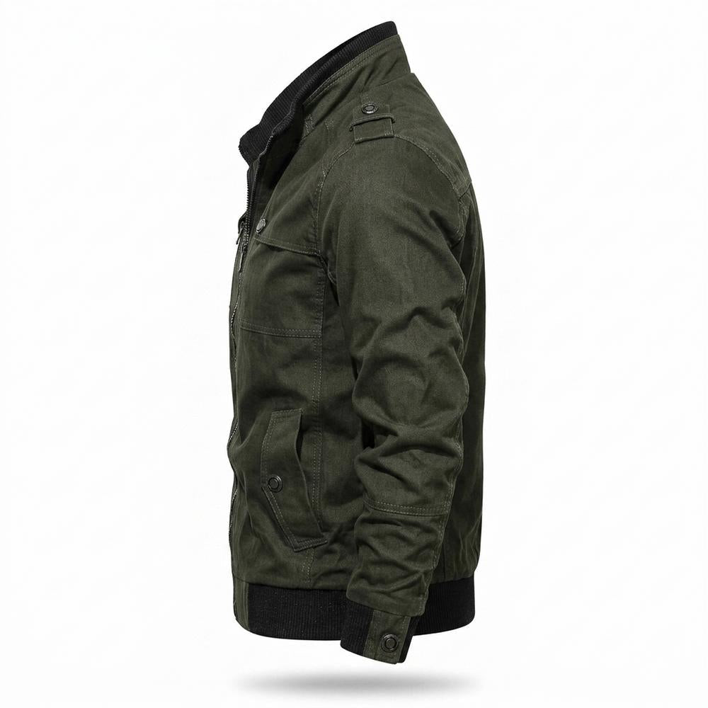 Allsaints Leather - Tilin | Zip-Up Stand-Collar Jacket Men