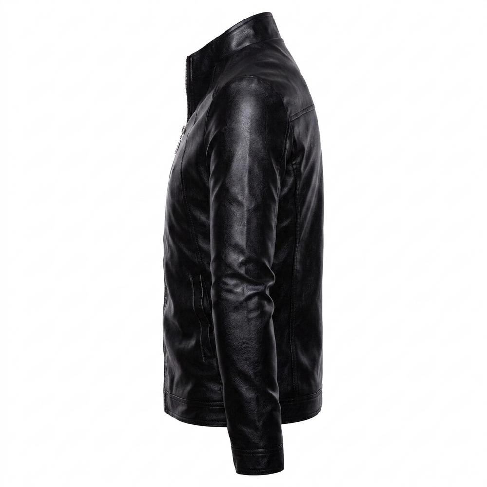 Allsaints Leather - Dalor | Slim-Fit Zip-Up Leather Jacket Men