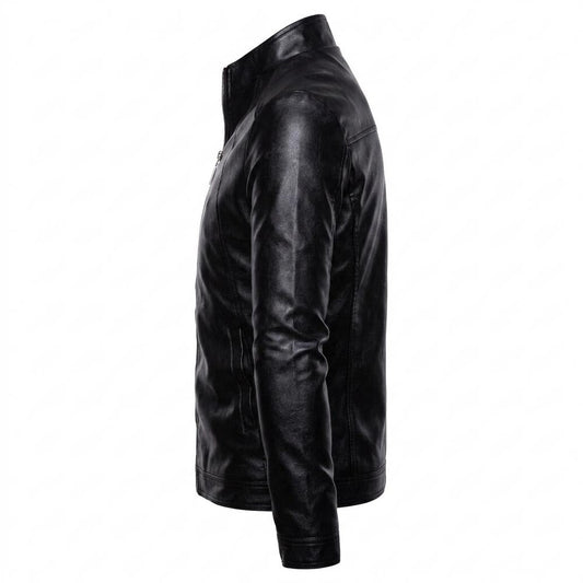Allsaints Leather - Dalor | Slim-Fit Zip-Up Leather Jacket Men