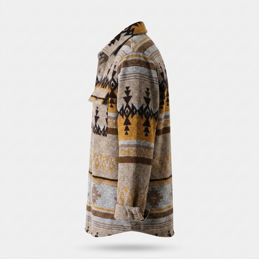 Allsaints Leather - Lylan | Patterned Button-Up Shirt Men
