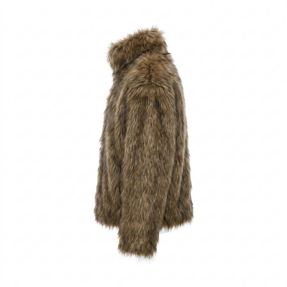 Allsaints Leather - Damin | Faux Fur Collared Jacket Unisex