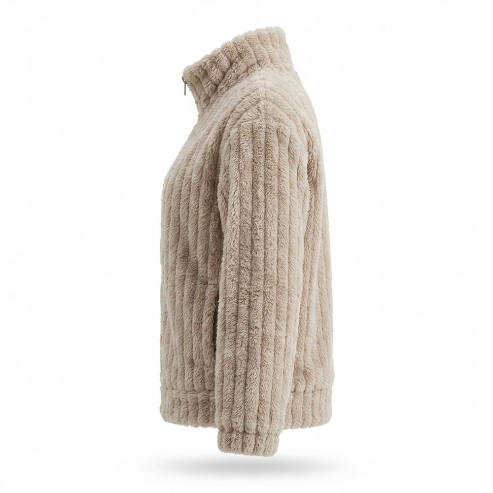 Allsaints Leather - Nonor | Ribbed Fleece Jacket Women
