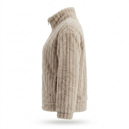 Allsaints Leather - Nonor | Ribbed Fleece Jacket Women