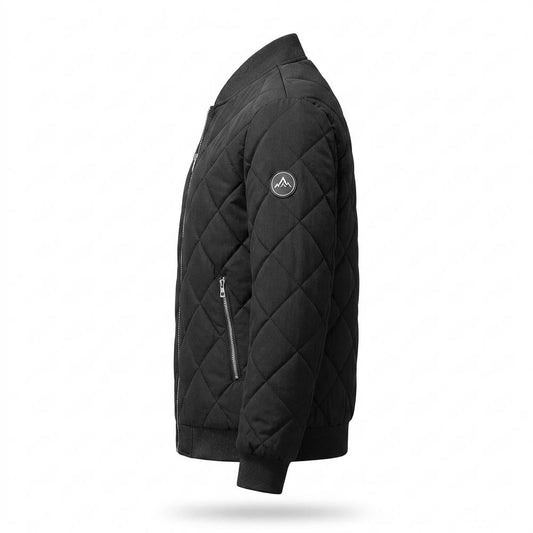 Allsaints Leather - Alnav | Quilted Fleece-Lined Jacket Men