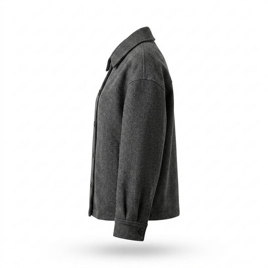 Allsaints Leather - Zevin | Single-Breasted Cropped Jacket Women