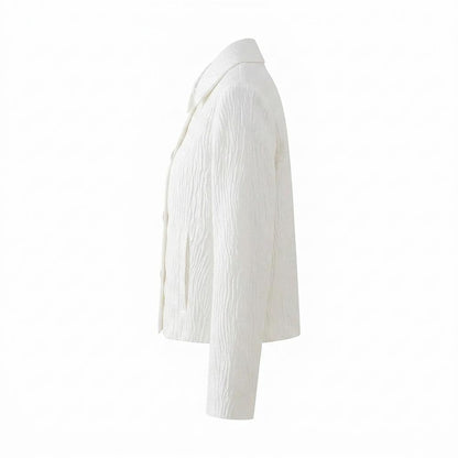 Allsaints Leather - Tihal | Textured Cropped Jacket Women