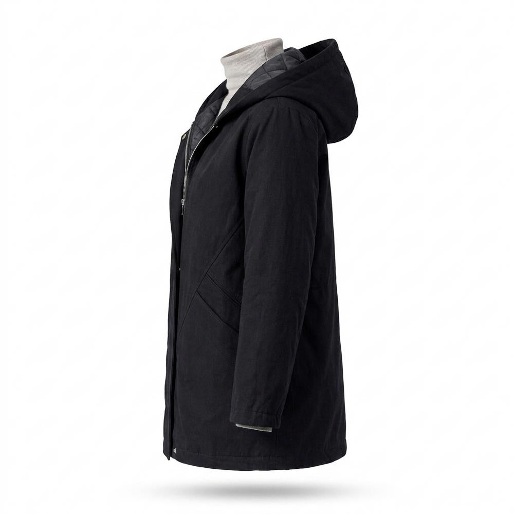 Allsaints Leather - Nelev | Hooded Padded Coat Women