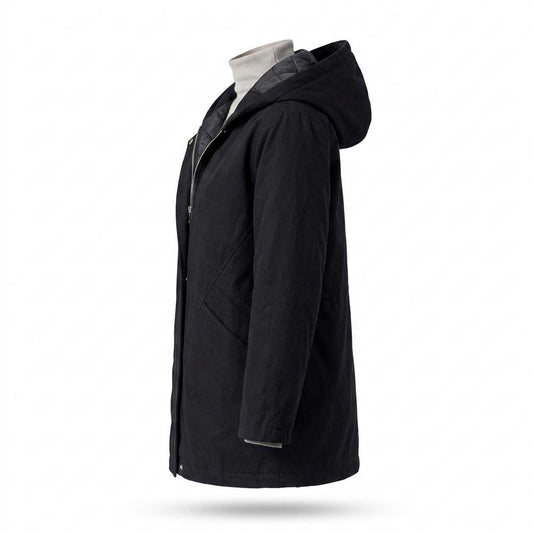 Allsaints Leather - Nelev | Hooded Padded Coat Women