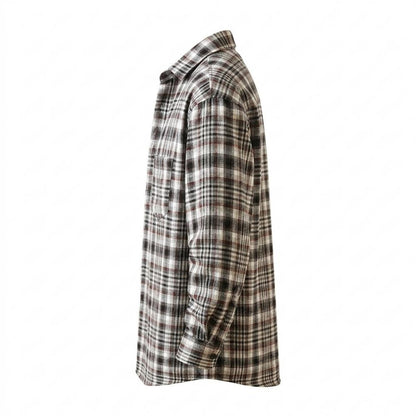 Allsaints Leather - Kakar | Plaid Long-Sleeved Shirt Men