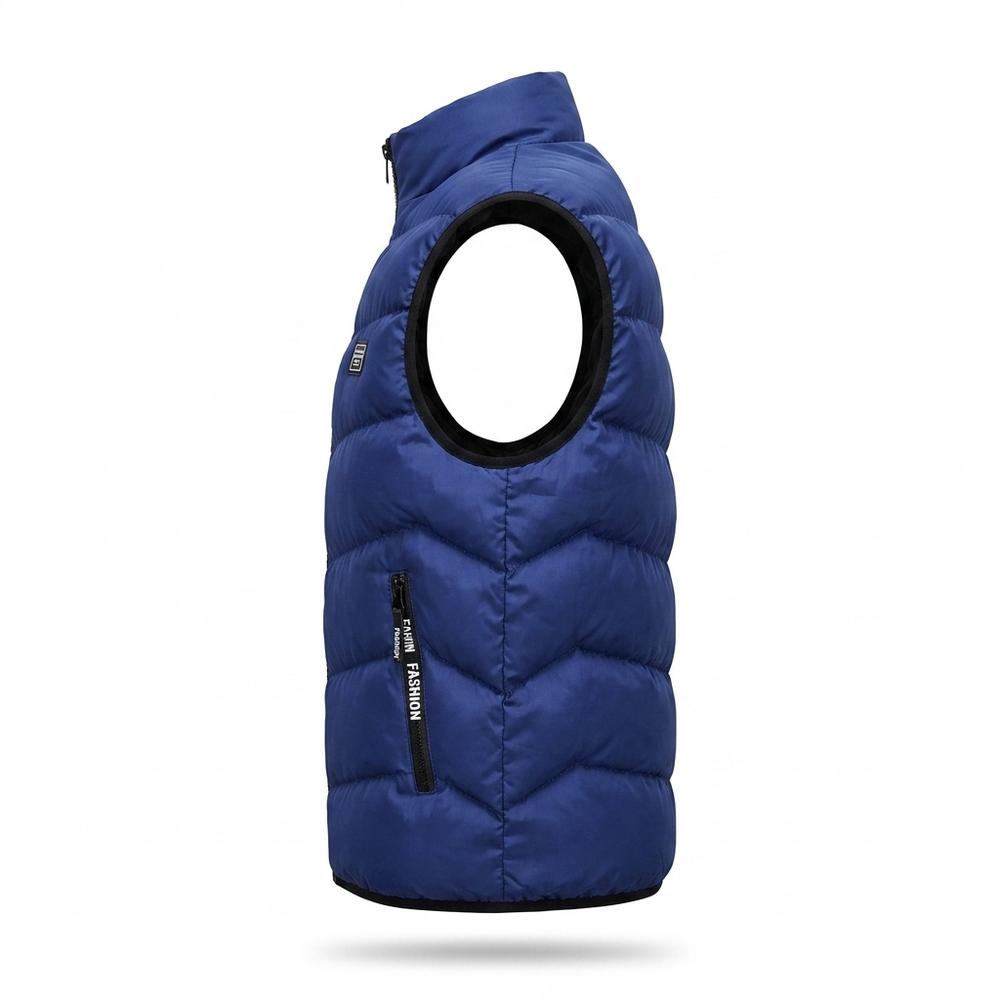 Allsaints Leather - Visol | Quilted Zip-Up Vest Men